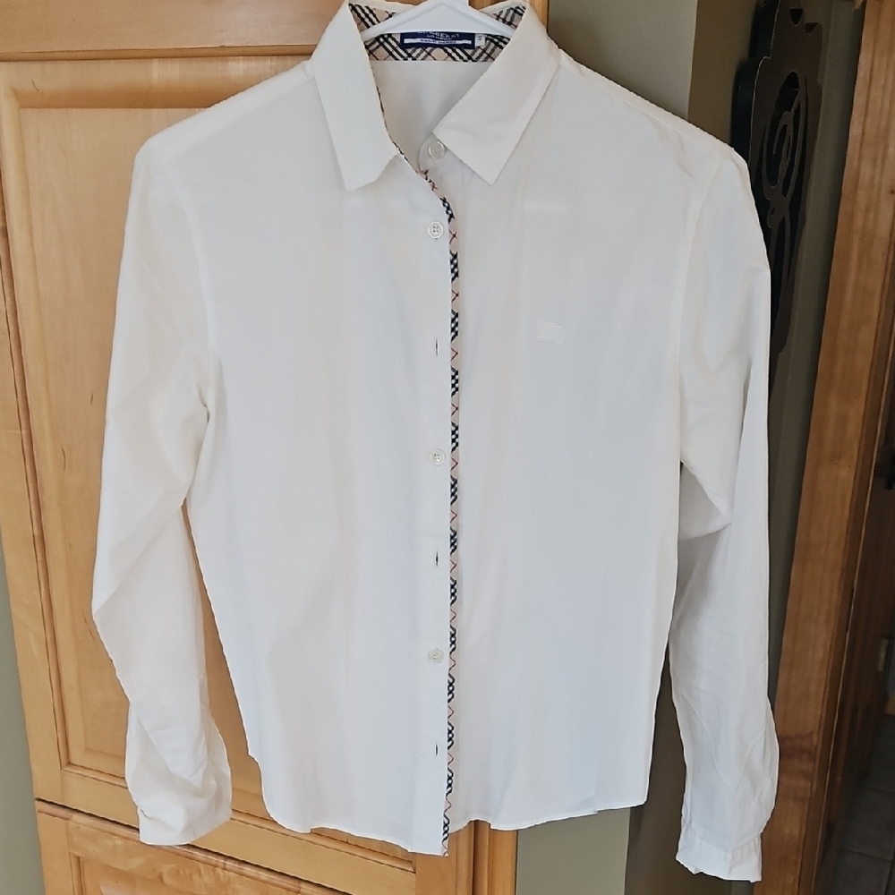 Ladies BURBURRY White Shirt